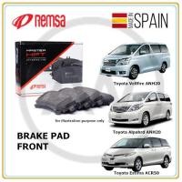 ราคา REMSA Toyota Estima ACR50 Alphard Vellfire ANH20 650oC ผ้าดิสเบรคหน้าอุณหภูมิสูง (52150861888)