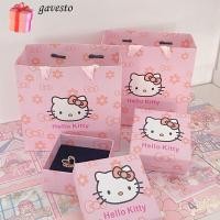 ราคา GAVESTO Kt ชุดกล่องแมว, กล่องเก็บเครื่องประดับ Hello Kitty แบบพกพาการ์ตูน, กล่องบรรจุภัณฑ์แหวนสร้อยคอระดับไฮเอนด์ Sanrio Girls (49900583469)