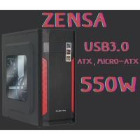 ราคา CASE + PowerSupply (เคส + พาวเวอร์) PLENTY ZENSA ZS30 ATX , Micro-ATX | Power 550W 8cm Fan USB3.0 ของแท้ (15299544945)
