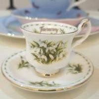 ราคา Royal Albert Flowers Of The Month " มกราคม" Mini Cup & Saucer (44074541051)