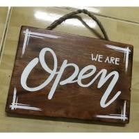 ราคา ป้ายแขวนหน้าร้าน ไม้แม่เคลือบกันน้ำให้ (18857530283)