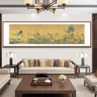 ราคา ภาพเก่าใหม่จีนภาพจิตรกรรมฝาผนังห้องนั่งเล่นภาพวาดการประดิษฐ์ตัวอักษรโบราณโบราณโบราณที่มีชื่อเสียงโทสความรู้สึกระดับไฮเอนด์พันไมล์ภูเขาแม่น้ําภาพวาดภูเขาน้ํา สหราชอาณาจักร8ม (26143602133)