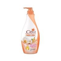 ราคา Citra Restoring Bright UV Lotion Orange ซิตร้า รีสตอร์ริ่ง ไบรท์ ยูวี โลชั่น สีส้ม บัวหิมะ&โสมแดงเกาหลี 380 มล. (18020298173)