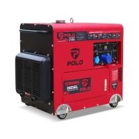 ราคา POLO เครื่องปั่นไฟดีเซล กำลังไฟ 6.5 กิโลวัตต์ กำลังเครื่องยนต์ 11.7 แรงม้า รุ่น KDX8500ES ถังน้ำมัน 14.5 ลิตร (24681772416)