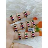 ราคา #​แหวนนาคหัวพลอยสามสี (22419067099)