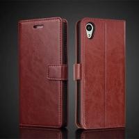 ราคา ผู้ถือบัตรกรณีติดตั้งสําหรับ Sony Xperia Z2 Z3 Z5 Compact Premium หนัง Flip case Retro กระเป๋าสตางค์กระเป๋าโทรศัพท์กรณี (22742604928)