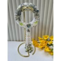 ราคา พวงมาลัยลูกปัดไว้อาลัย พวงมาลัยลูกปัดสีดำ พวงมาลัยบูชาพระ พวงมาลัย อุบะ 9 สาย (26993530041)