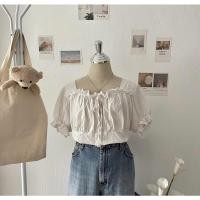 ราคา เสื้อสีขาวน่ารักๆ สำหรับสาวอวบอ้วน เสื้อน่ารักไซส์อวบอ้วน เสื้อผ้าไซส์ใหญ่ มือ2 (19326489964)