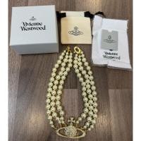 ราคา สร้อยมุกสามเส้นสีทองVivienneWestwoodของเทียบแท้ (43267928407)