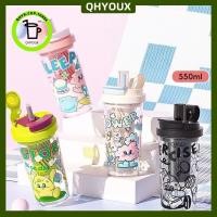 ราคา QHYOUX จัดส่งภายในประเทศ แก้วน้ำ ถ้วยพลาสติก ถ้วยใส พร้อมฝาปิดและช่องกรองพร้อมหลอด (42613802246)