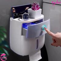 ราคา ไทเลอร์ สองเท่า เด็กฉูดฉาด กล่องทิชชู่ห้องน้ํากันน้ํา ต่อย-ฟรี ชั้นวางห้องน้ํากล่องลิ้นชักพลาสติกติดผนังทนทานพร้อมลิ้นชักชั้นวางกระดาษเช็ดมือโรง (46751093821)