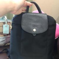 ราคา Longchamp backpack neo black standard size มือสอง สภาพดีมาก ราคา2,700บาท sale 2500 บาท (1299948911)