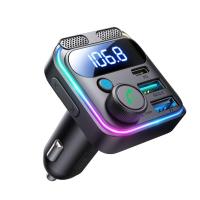 ราคา Joyroom รุ่น CCB01 48W Dual-Mic Car Wireless FM Transmitter-Black (21893629434)