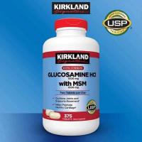 ราคา "【จัดส่งที่รวดเร็ว】Kirkland Glucosamine 1500mg + MSM 1500 mg 375 เม็ด (28692305056)