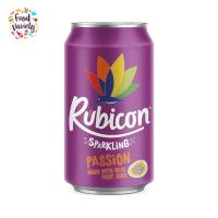 ราคา Rubicon Sparkling Passion Fruit Juice Drink 330ml รูบิคอน เครื่องดื่มเสาวรสอัดลม 330 มล. (25778861888)