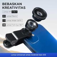 ราคา เลนส์กล้องสมาร์ทโฟน HP ORI Oande 3in1 Fisheye Macro Wide 0.67X (41822172614)