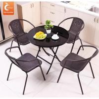 ราคา ชุดโต๊ะหวาย โต๊ะหวายเทียม ชุดโต๊ะสนาม พร้อม 2 ที่นั่ง วัสดุหวายเทียม PE พรีเมียม รับน้ำหนักได้ 300 กก. Table Set ไม่ต้อง (42212390811)