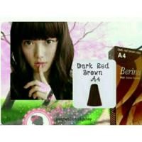 ราคา ครีมย้อมผม เบอริน่า A4 สีน้ำตาลเข้มประกายแดง. 1 กล่อง (495645232)