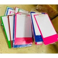 ราคา คลิปบอร์ดพลาสติก ขนาด A4/F4 แบบยกโหล (12ชิ้น) พร้อมส่ง (43508547790)
