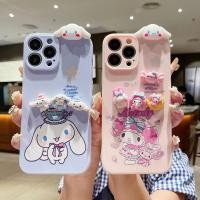 ราคา Sanrio ตุ๊กตาการ์ตูน Cinnamoroll My Melody เคสโทรศัพท์สําหรับ iPhone 17 Air 16e 15 14 13 11 12 Pro Max XR XS 6 7 8 Plus ปกอ่อน (22486092570)