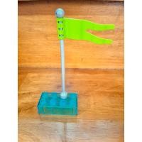 ราคา เลโก้ ดูโปร Duplo legoแท้ มือสอง เสาธงพร้อมใบธง มีรอยที่ฐาน/ตัวเสา ตามรูป ขายเฉพาะธง+เสาไม่รวมฐานสีใส (5786751667)