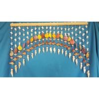 ราคา ของแต่งบ้านม่านสั้นลายโค้งพระจันทร์หอยหวาน (7953708823)