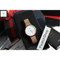 ราคา พร้อมส่ง นาฬิกา DW สายแสตนเลส Classic Petite สีโรสโกลด์ melrose หน้าปัดสีขาว (10448054153)
