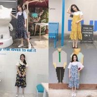 ราคา เดรสสายเดี่ยว ชีฟอง (902704760)