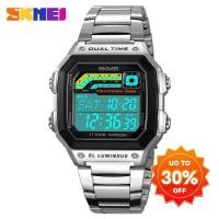 ราคา ❤ SKMEI 2024 นาฬิกาใหม่สำหรับผู้ชาย สายสแตนเลส/Tpu กันน้ำ นาฬิกาสปอร์ตดิจิตอลมัลติฟังก์ชั่นพร้อ (40207293196)