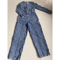 ราคา จั้มสูทขายาว ผ้ายีนส์ยืด งานป้าย wasini size L มือ 1 (8036818652)