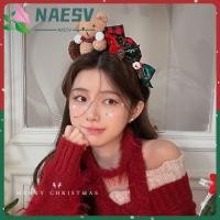 ราคา NAESV ที่คาดผมคริสต์มาส,ตกแต่งคริสต์มาส Elk Hair Hoop Antlers ที่คาดผม, คอสเพลย์เครื่องแต่งกายอุปกรณ์เสริม Santa Green Reindeer Plush Bow ยางรัดผมสีแดงเด็ก (46550588375)