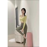 ราคา JagaBall สปอร์ตบราแขนยาวของแท้คุณภาพสูง Twisted Chest Two-Strap คุณภาพสูง (24496936528)