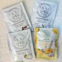 ราคา (จำหน่าย 3 ซอง)นมอัดเม็ด Q-Q BRAND รสช็อกโกแลต รสหวาน รสข้าวเหนียวมะม่วง รสทุเรียน นมเม็ด คิวคิว (41825257202)