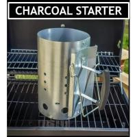 ราคา ถ่านเริ่มต้นบาร์เรลย่างปล่องควันบาร์บีคิวบาร์บีคิวชุบสังกะสีเหล็กปล่องไฟไฟแช็กกลางแจ้ง (28018626610)