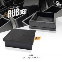 ราคา ยางรองขาโต๊ะ แบบเหลี่ยม สวมนอก (6 ไซส์) ยางรองขาเก้าอี้ ยางรองขาเหล็กฉาก ยางรองขาเปล (26815852804)