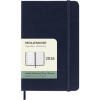 ราคา Moleskine 2026 Weekly Diary นักวางแผน 12 เดือน ขนาดกระเป๋า (9ซม. x 14ซม.) ปกแข็ง สีฟ้าแซฟไฟร์ (27790626308)