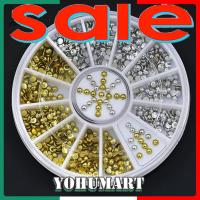 ราคา YHT 2 มม.ตกแต่งเล็บล้อแบบพกพา 12 ล้ออะคริลิคอเนกประสงค์ Elegant Jewels Decor ล้อสําหรับโทรศัพท์มือถือกรณี (42766503117)