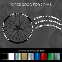 ราคา CROSSMAX BIKE RIM DECALS สติ๊กเกอร์ขอบล้อรูปลอกไวนิลสําหรับจักรยานเสือภูเขาและจักรยานเสือหมอบ (17078646531)