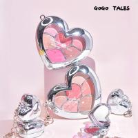 ราคา GOGO TALES Eye Shadow Lip Glaze Comprehensive Disk Daily Light Makeup Matte Pure Lustrous Brightening Color Portable Eye Shadow Disk (56651379064)