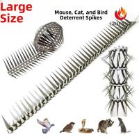 ราคา GIOVANNI กระรอก Deterrent, ยืดหยุ่น 0.5/1 ม.สแตนเลสสตีลนก Spikes, Bird Scare Entangle Design Rust-proof Anti-bite Pigeon Spikes Garden (48350643574)