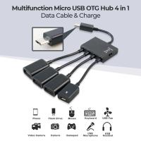 ราคา มัลติฟังก์ชั่น Micro USB OTG Hub 4in1 Data Cable & Charge - M3H4 (42720835003)