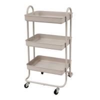 ราคา FREE HOME ชั้นวางของ 3 ชั้น มีล้อ ST25346 46x39.5x87 ซม. สีแซนด์เบจ ชั้นเก็บของ ชั้นเก็บเสื้อผ้า (9566058491)