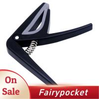 ราคา [เอฟบีที]อูคูเลเล่มืออาชีพ คาโป้ 4สตริงฮาวายกีตาร์ปรับแต่งหนีบด่วนเปลี่ยนสีดํา (42674287541)