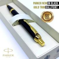 ราคา Parker IM New Black Gold Trim Ballpoint คุณภาพดั้งเดิม (42821282705)