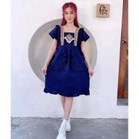 ราคา ชุดดอย ชุดชาวเขาเดรสทรงเกาหลี เดรสผ้าพื้นเมือง (6447174377)