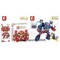 ราคา Legonano เลโก้ นาโน lego nano nanoblock ไอรอนแมน ตัวต่อใหญ่ (1172814140)