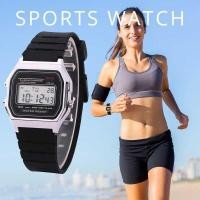 ราคา 【women watch】 Gold Digital Women Watches Ultra-thin Sport LED Electronic Wrist Watch Luminous Cl (28001466331)