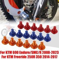 ราคา YES For KTM 690 Enduro R 690Enduro R 690 SMC R Freeride 350 250 R 250R Motorcycle Accessories M6*12 Front Fork Guard Bol (26638906724)