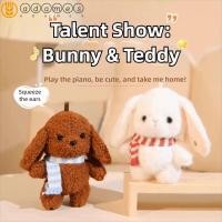 ราคา ADAMES Drooping หูกระต่ายตุ๊กตาตุ๊กตา, Induction Rhythm เปียโนเสียงเพลงของเล่น Lop-eared กระต่ายของเล่นตุ๊กตา, Creative PP ผ้าฝ้ายนุ่มการ์ตูน Induction Beat ตุ๊กตาวันเกิด Xmas (56851092919)
