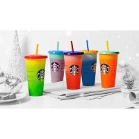 ราคา Starbucks แก้วน้ำสตาร์บัคเปลี่ยนสีตามอุณหภูมิ (25170966325)